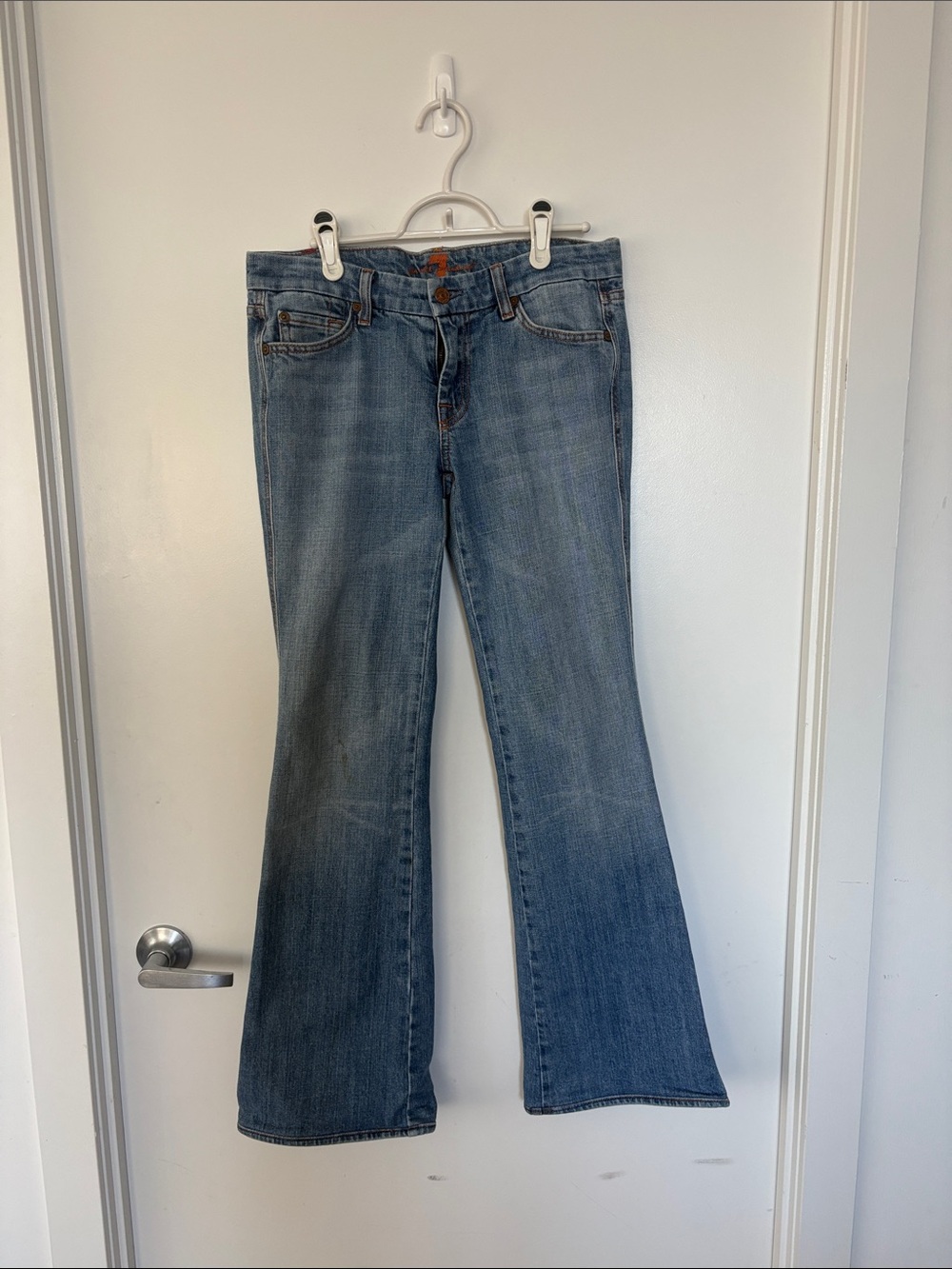 7 For All Mankind size 28 Blue Flared Jeans